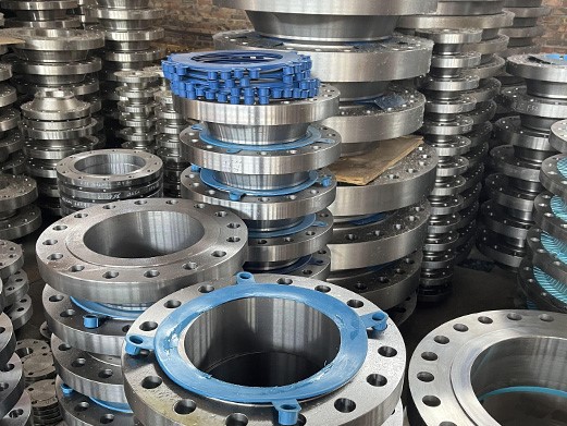 slip on flange fit-up on pipe end with tack welding preparation - octal pipe slip on flange fit-up on pipe end with tack welding preparation - octal pipe