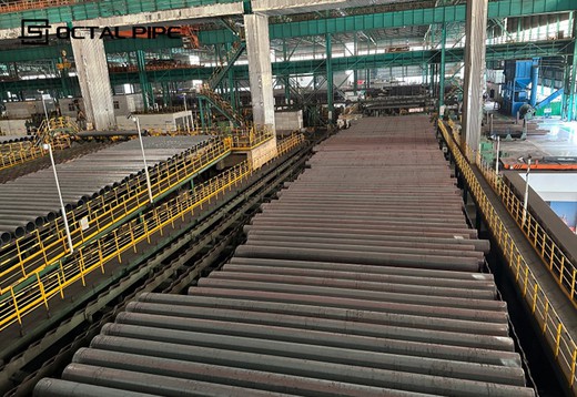 stacked display of boiler chrome-moly alloy steel pipes grades P11 P22 P91 stacked display of boiler chrome-moly alloy steel pipes grades P11 P22 P91